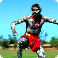Ein australischer Ureinwohner