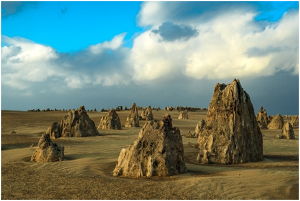 Felsen der Pinnacle Desert