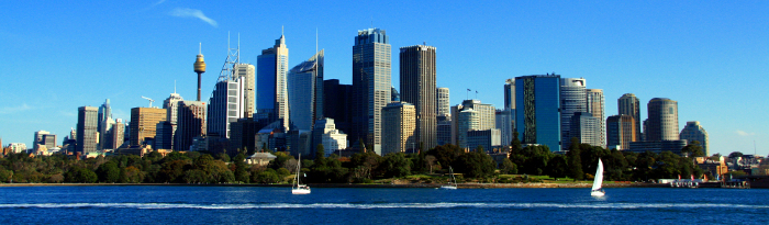 Sydney City-Panorama, Australien