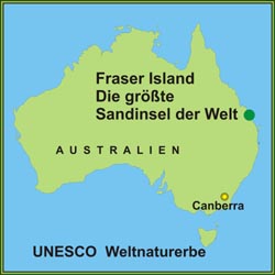 Fraser Island – Die größte Sandinsel der Welt