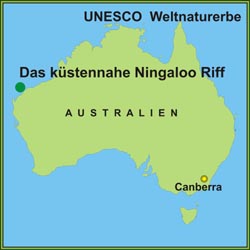 Das küstennahe Ningaloo Riff